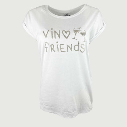 Be Famous Damen T-Shirt BFWO1-white-s Vifrie in Weiss