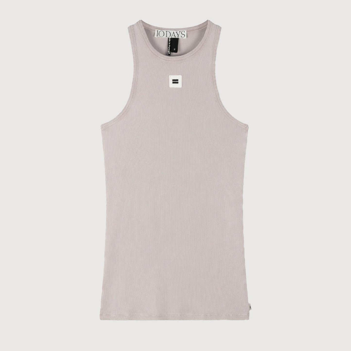 10 Days Damen Tank Top Rib 20-453-3204 in Warm Taupe