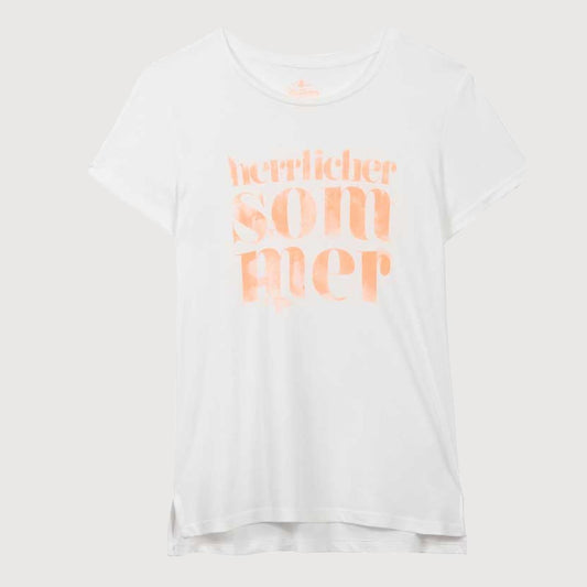 Herrlicher Damen T-Shirt Kendall 1670 J6458 in 388 peach