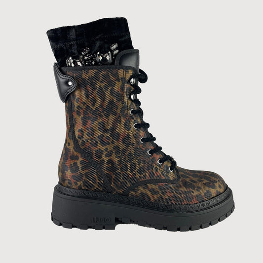 Liujo Damen Schuh Boot RUMI 05 Leopard