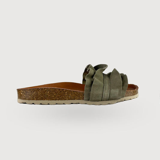 Verbenas Damen Sandalen Rocio Seraje Nucleo in Khaki