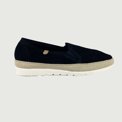 Verbenas Damen Espadrilles Nuria Serraje in Marino