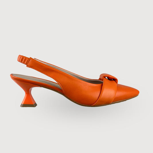 Gianluca Pisati Damen Schuhe Felis in Nappa Arancio