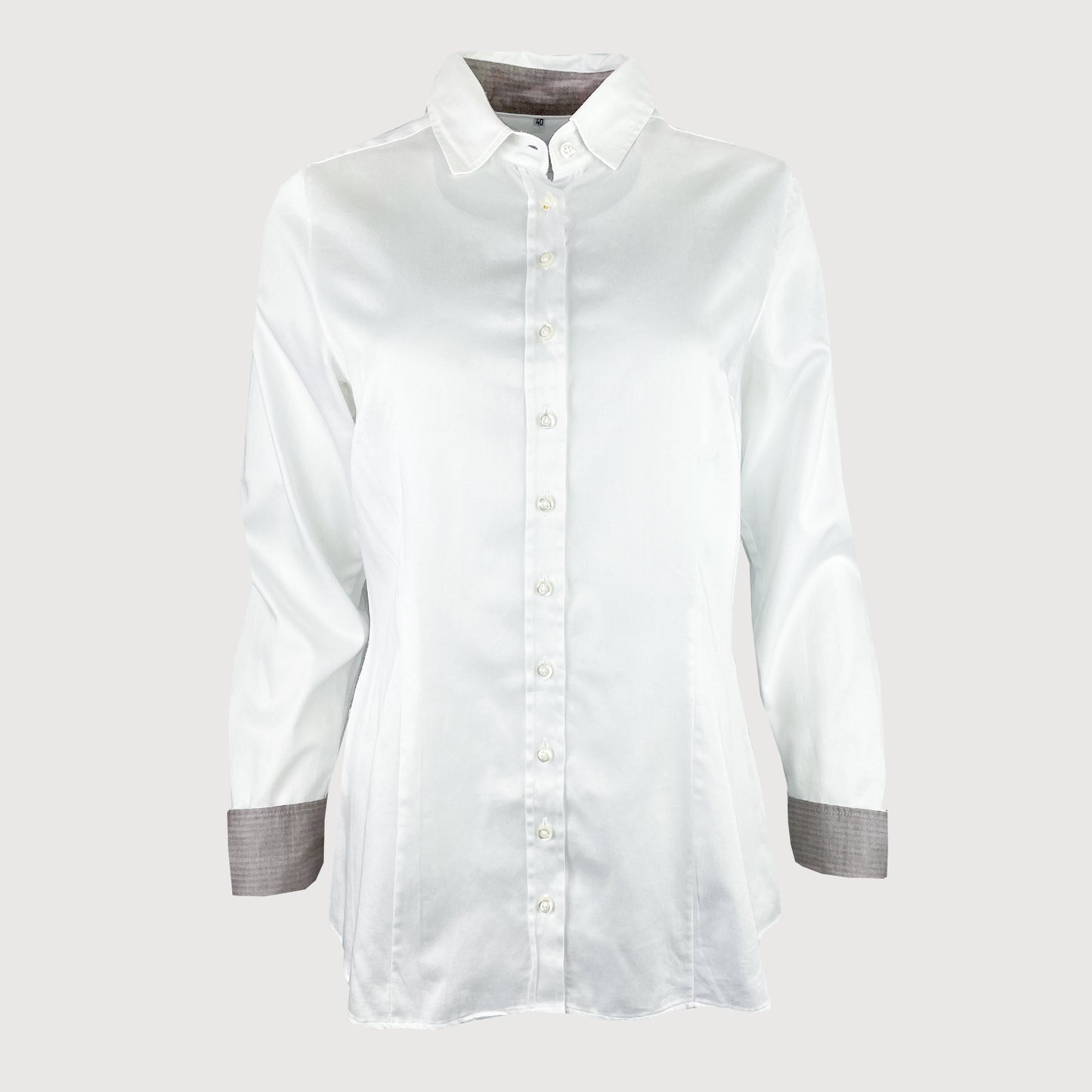 By Mi Damen Bluse Victoria in Weiss