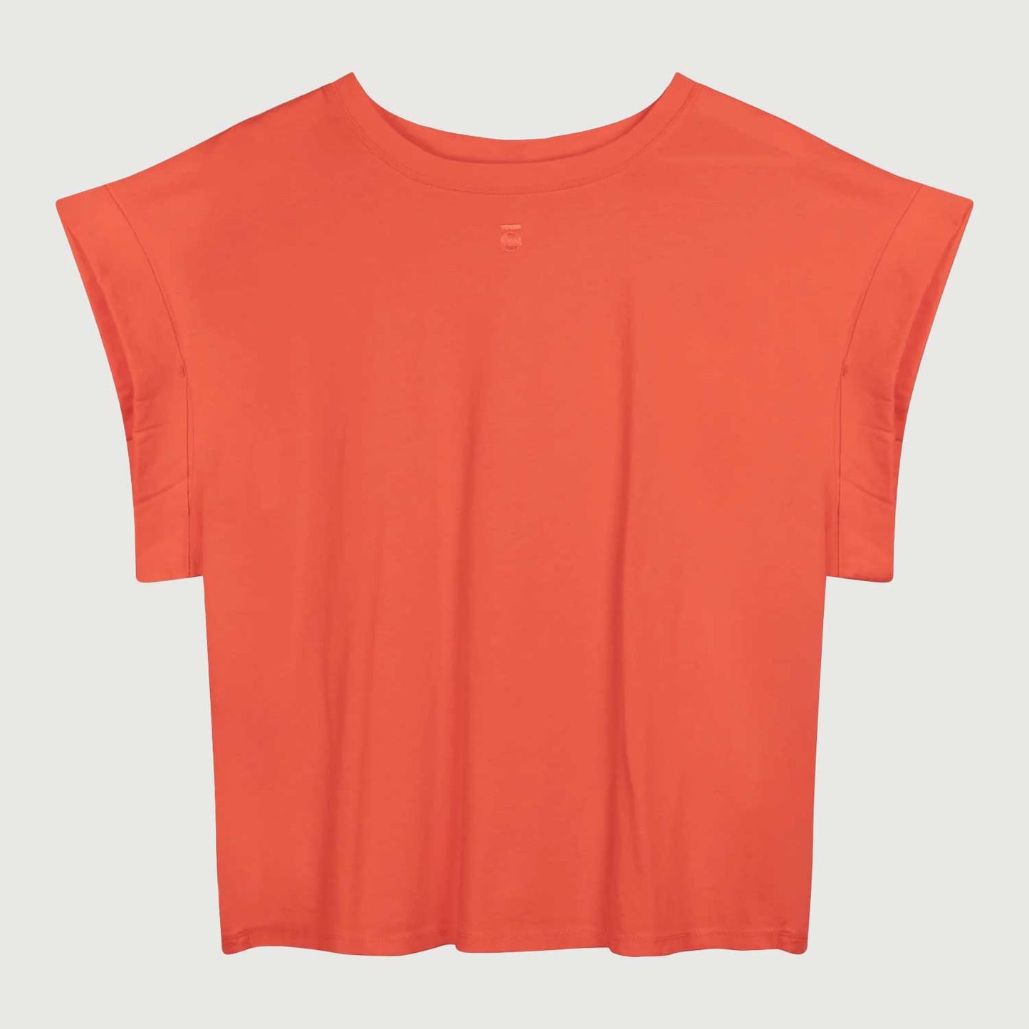 10 Days Damen Wide Jersey Tee 20-748-4202 in Poppy Red