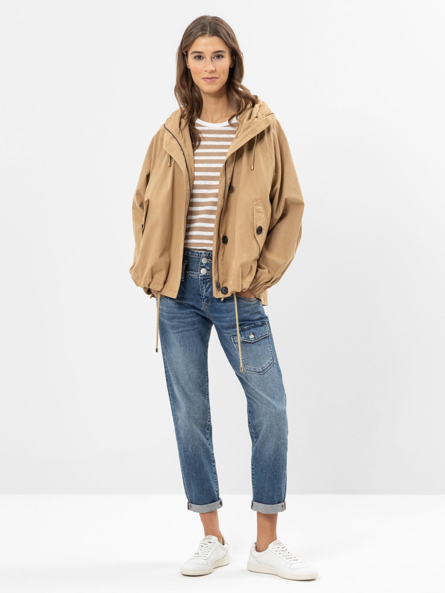 Herrlicher Damen Shalin Jacket Tech 7952 NT600 135 sandy