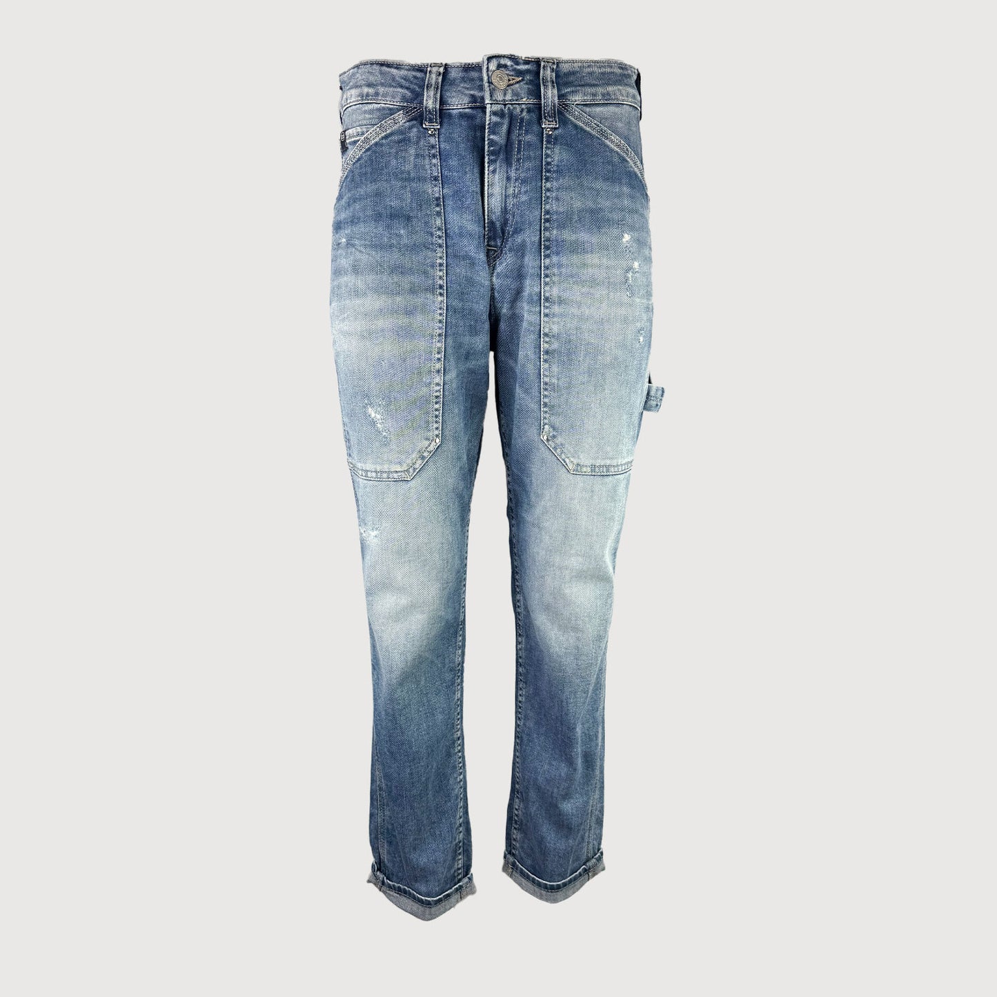 Le-Temps-des-Cerises-Jeans-JF460UNIW1474-Jean-blau