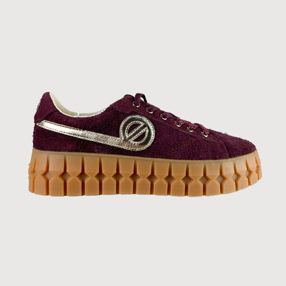 No-Name-Sneaker-Play-Bordo-Gold