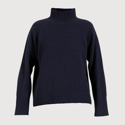 Blue-Sportswear-Pullover-Cimmie-Knit-New-Navy