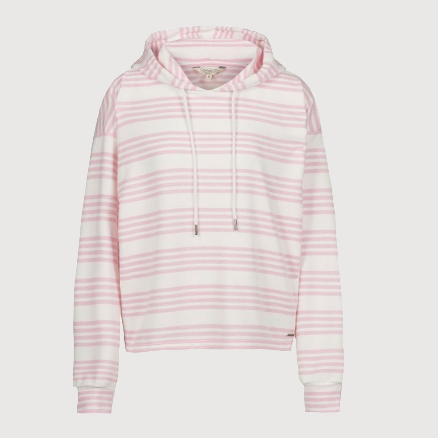 Herrlicher Hoodie Haven Jersey Jaquard 1810 J8410 478 soft rose