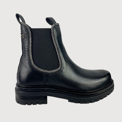 Lazamani Damen Chelsea Boots 85.630 in Schwarz