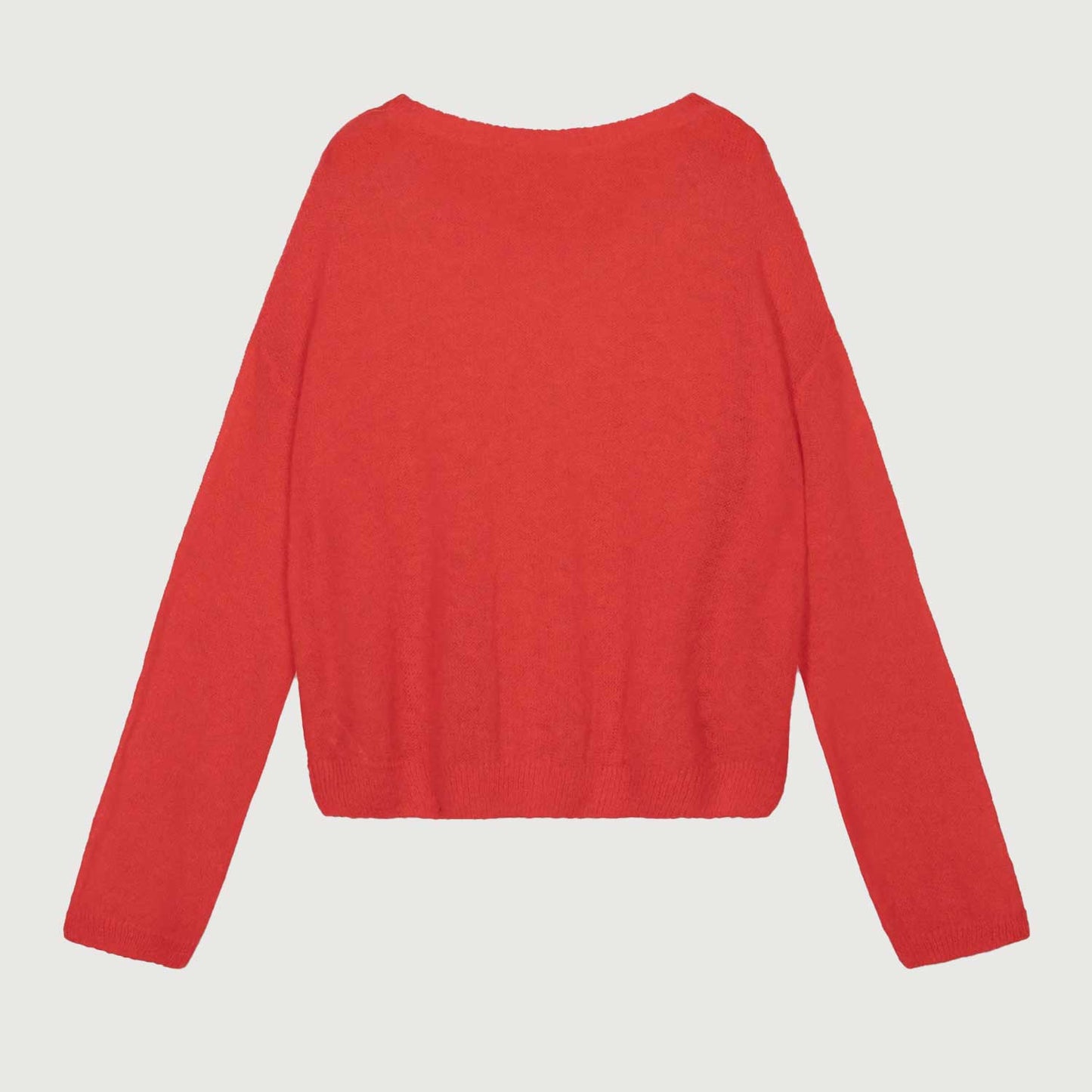 10 Days Damen Sweater Thin Knit 20-618-4202 in poppy red