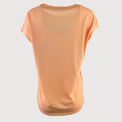 Be Famous Damen T-Shirt BFW2303-5-1 V-Neck in Apricot