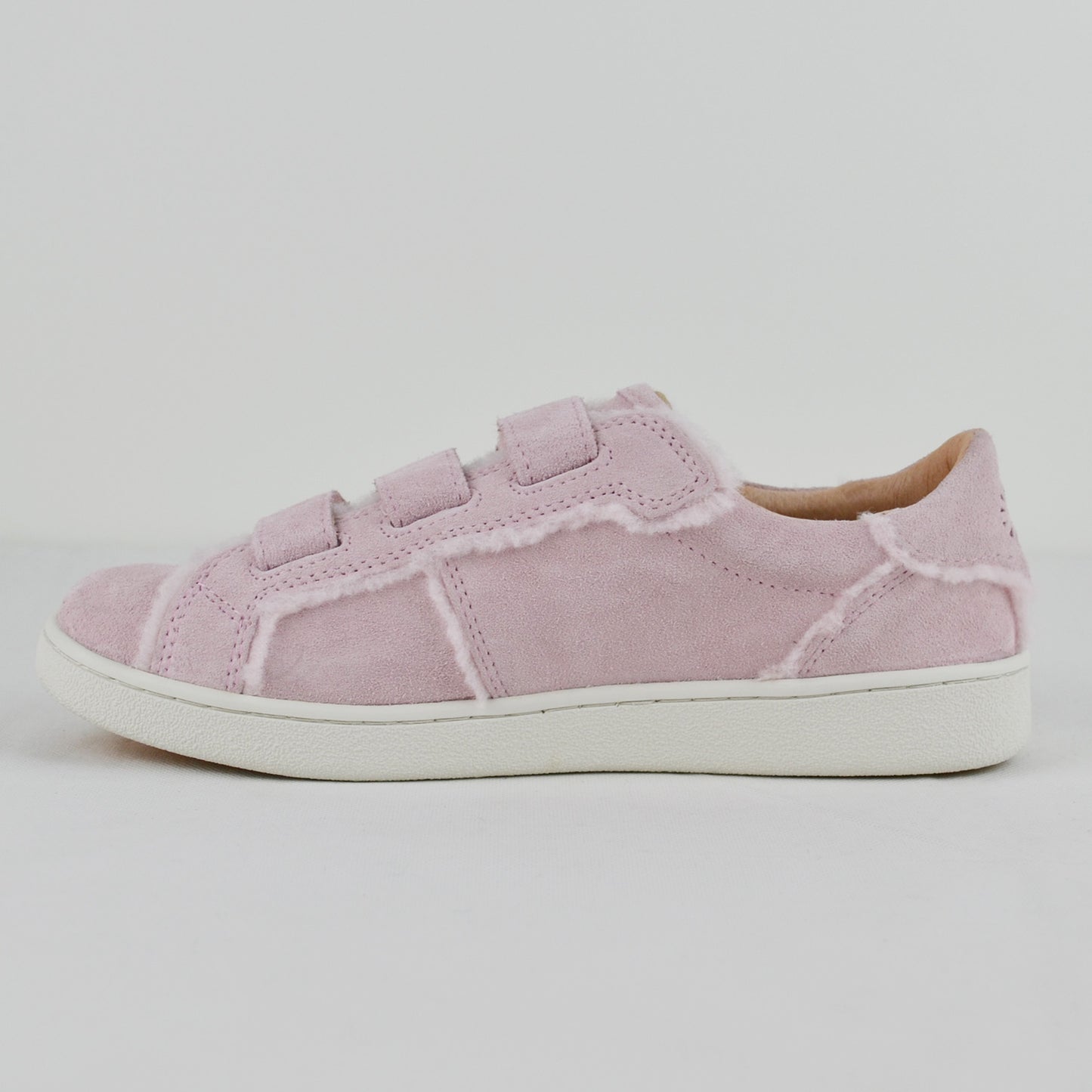 UGG Sneaker ALIX in Pink Klettverschluss Veloursleder & Lammfell