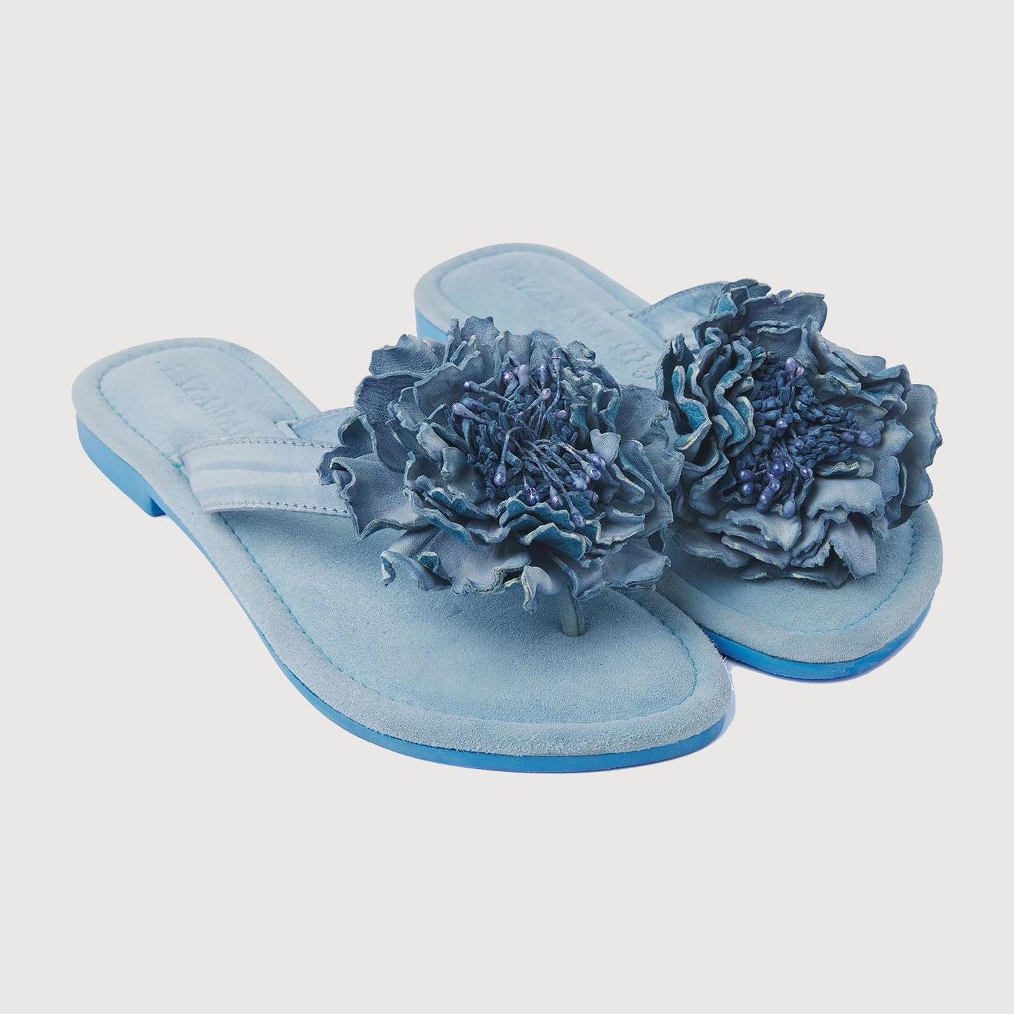 Lazamani Damen Schuhe Slippers 33.517 in Sky Blue