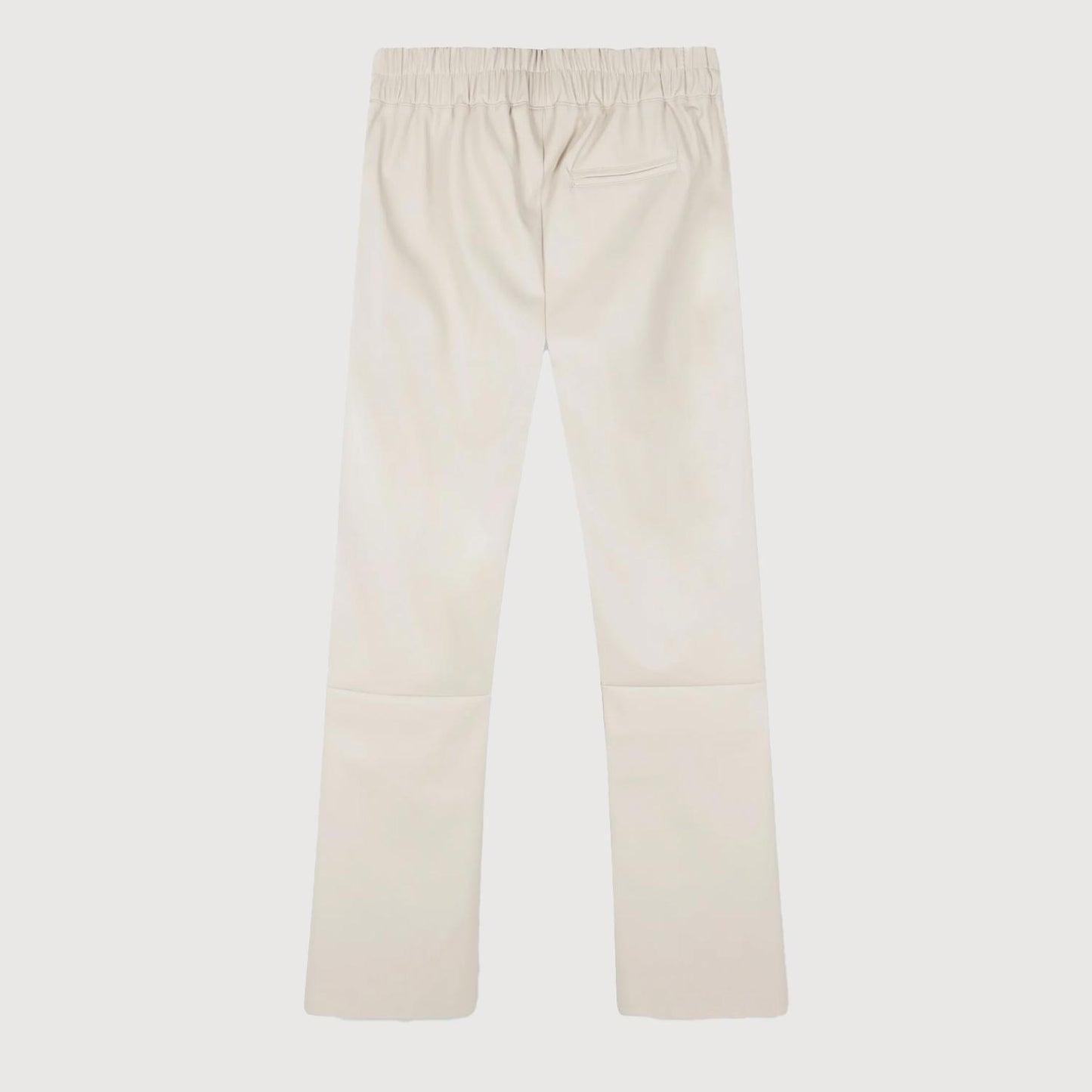 10 Days Damen Hose Leather Look Cropped Jogger 20-041-3204 in light safari