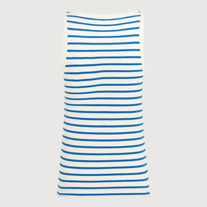 PENN&INK Damen Singlet Stripe S23F1290LTD in Ecru Princess