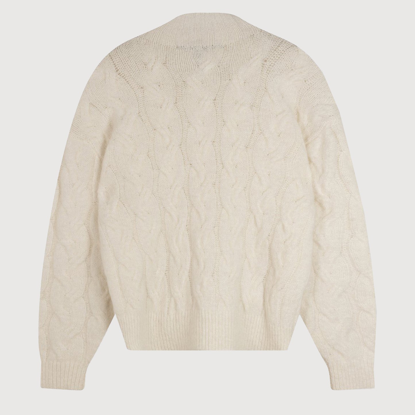 10 Days Sweater Turtleneck Cable 20 610 1204 in Soft White Melee