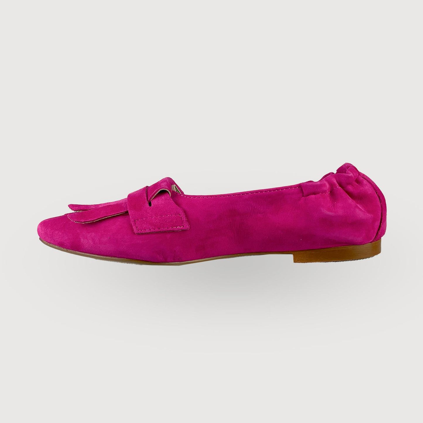 Gianluca Pisati Damen Schuhe Ballerina Shila in Camoscio Peonia