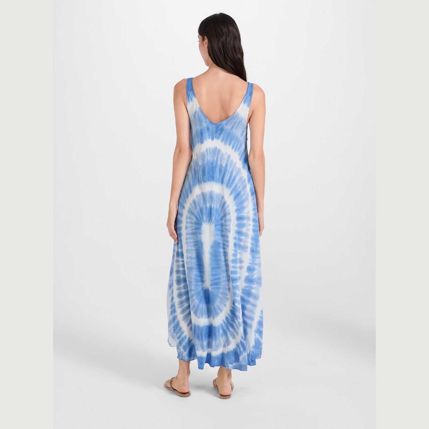 Juvia Damen Kleid Tie Dye 841 20 401 in 818 french blue