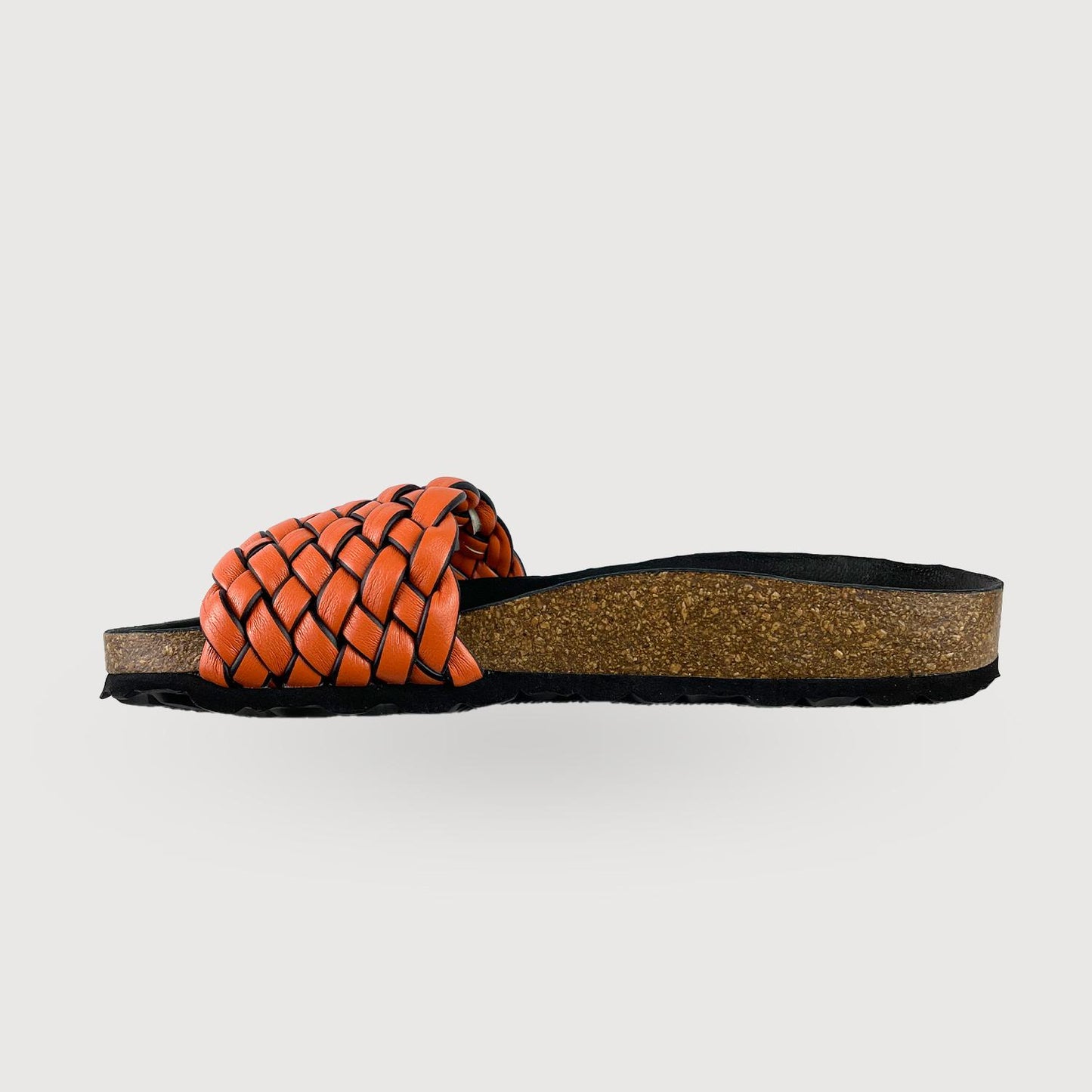 Verbenas Damen Sandalen Raga Naranja Negro