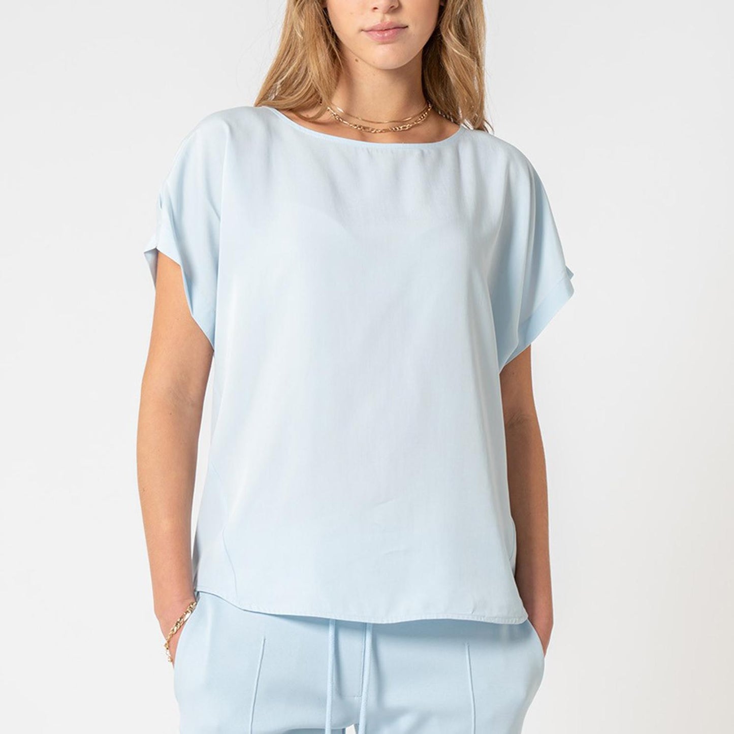 Elias Rumelis Damen Bluse Petra 231-3262 in Pale Blue