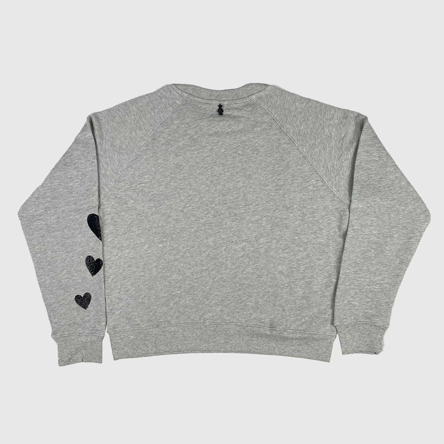 Grijze BY-BAR Sweater BIBI LOGO SWEATER Grijze BY-BAR Sweater BIBI LOGO SWEATER
