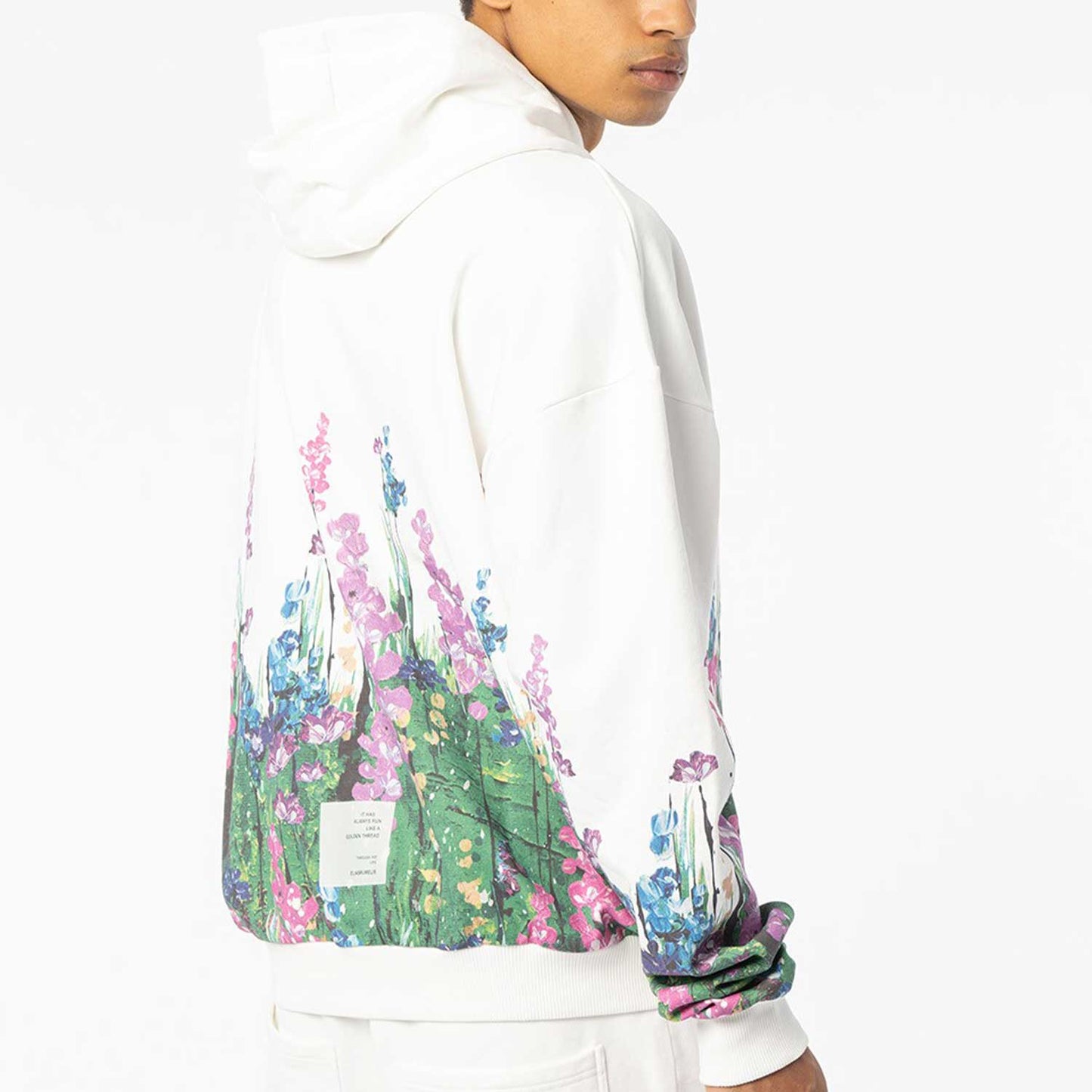 Elias Rumelis Damen Hoodie Caius Flowers 241-7439 in 0253 offwhite