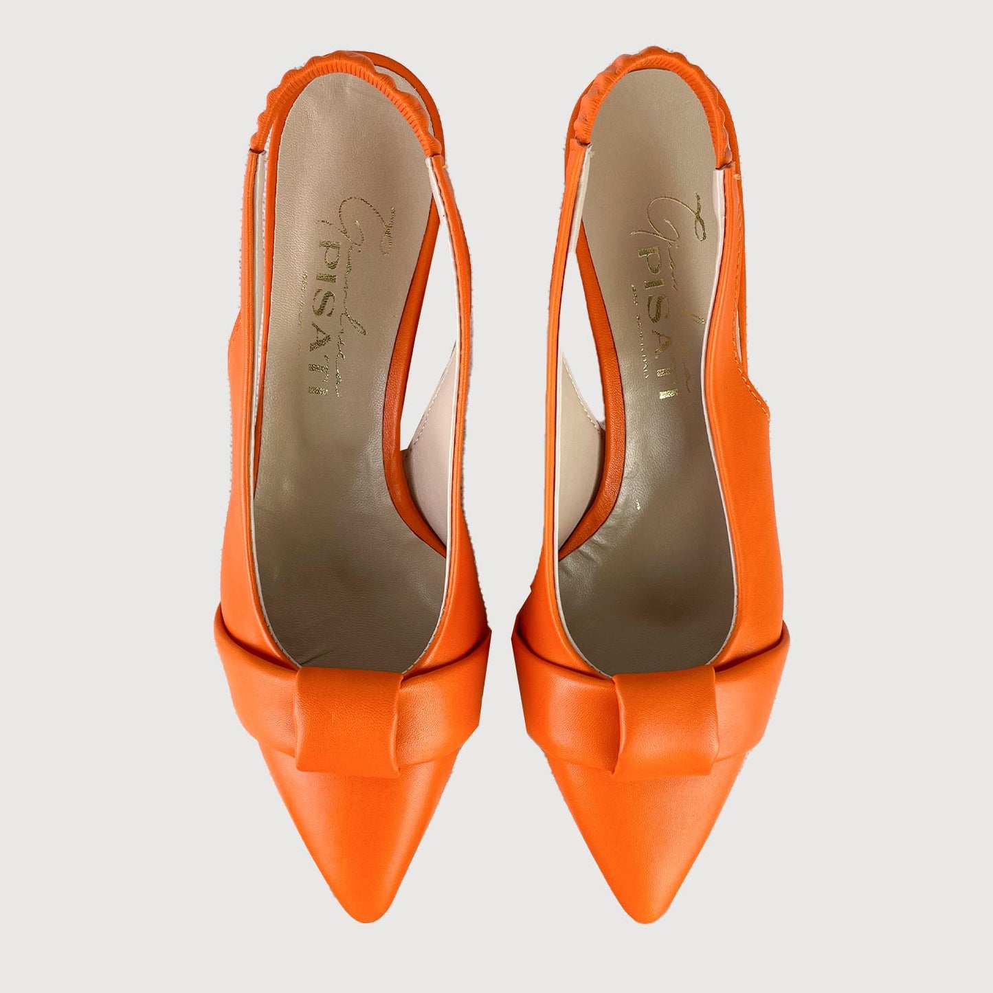 Gianluca Pisati Damen Schuhe Felis in Nappa Arancio