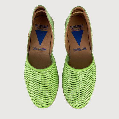 Verbenas Damen Espadrilles Carmen Lato Menta