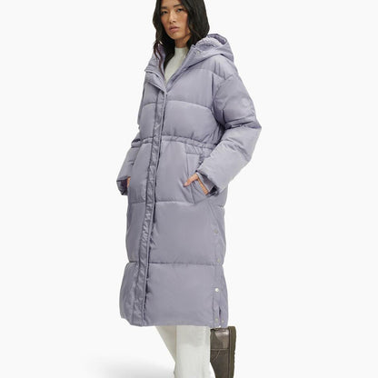 UGG Damen Jacke Keeley Long Puffer Coat in Cloud Grey