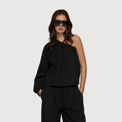 10-Days-Damen-One-Shoulder-Top-20-406-6202-Schwarz-01