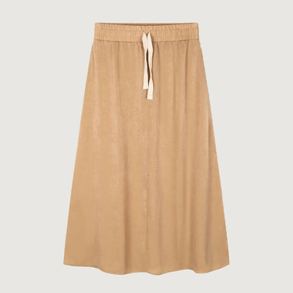 10 Days Damen Rock Long Skirt – 20 102 1202 in champagne