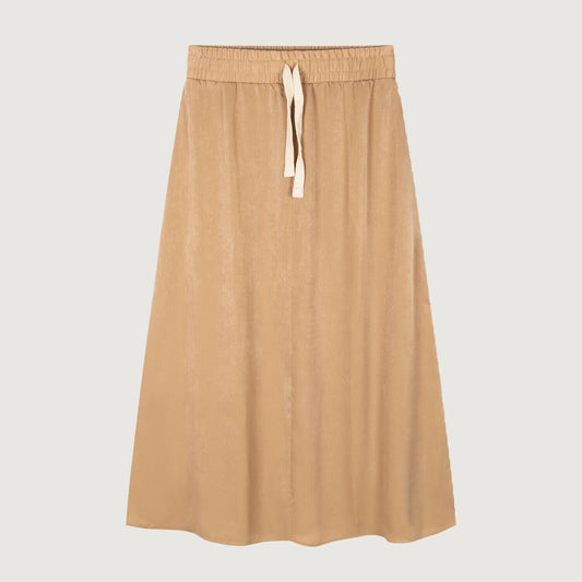 10 Days Damen Rock Long Skirt – 20 102 1202 in champagne