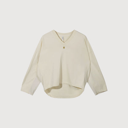 10-Days-Damen-Sweater-v-neck-fleece-20-824-6202-soft-vanilla-03