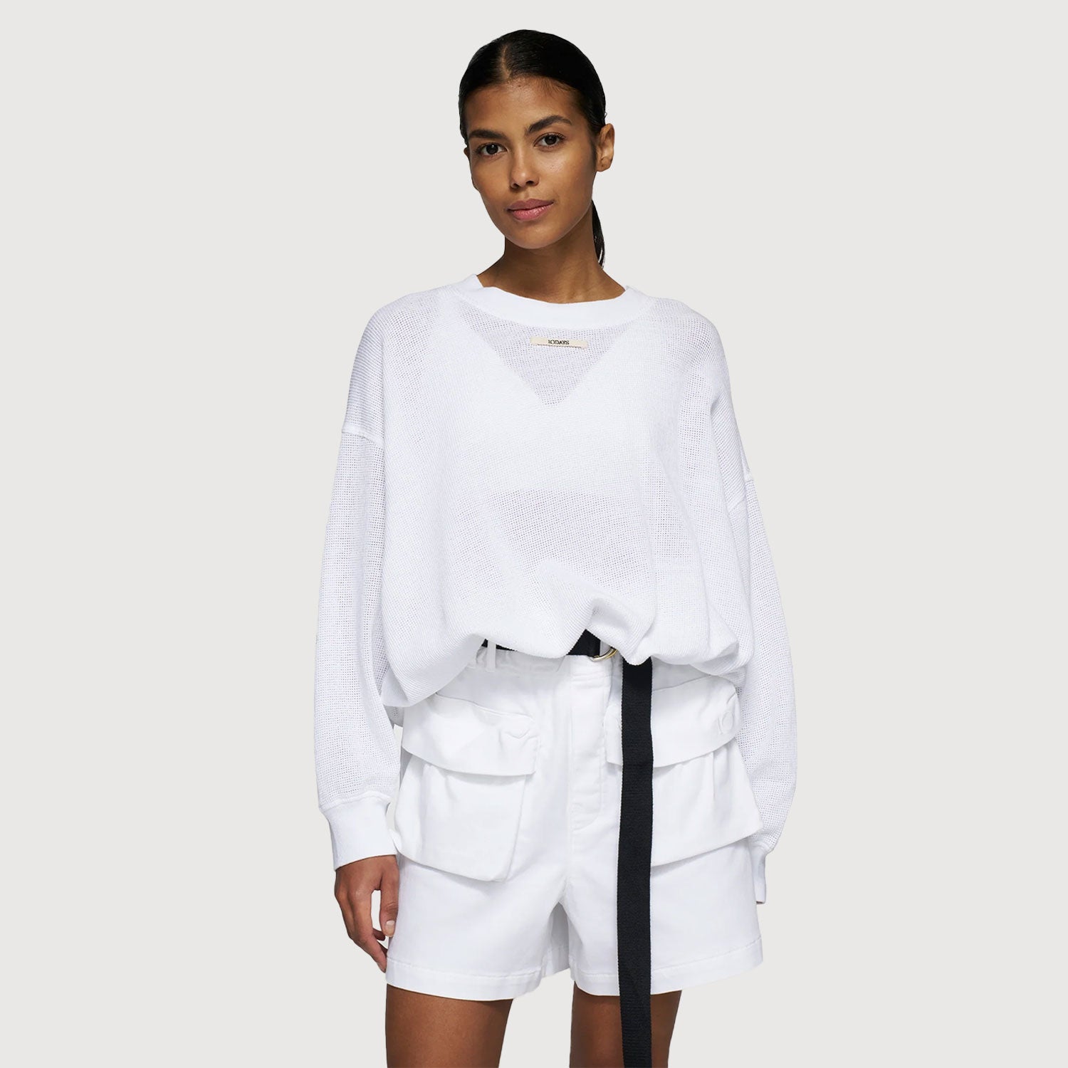 10-Days-Sweater Mesh-Baseball-20-809-5203-in-weiß