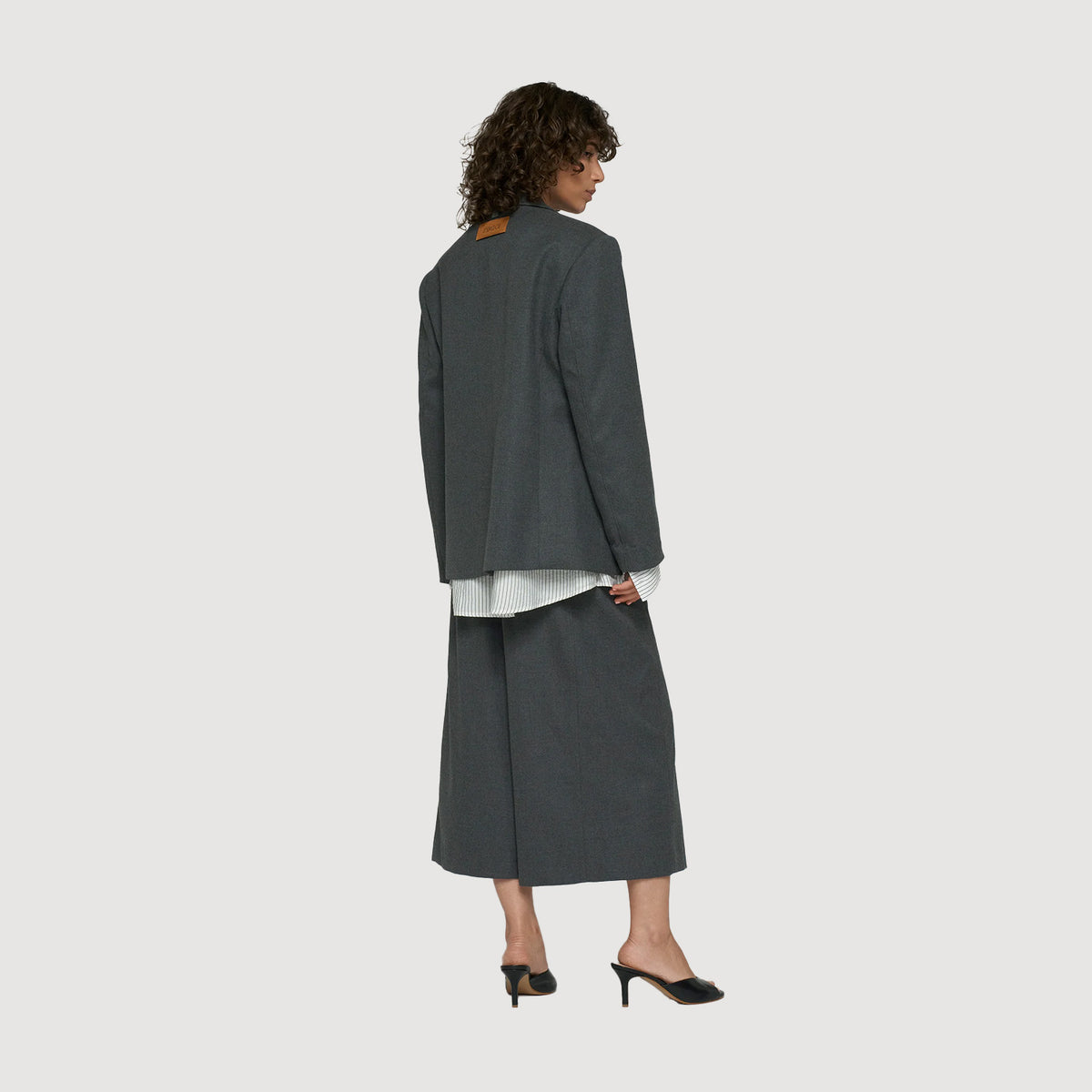 10DAYS Dressed Bermuda Damen Antra Melee mit weiten Hosenbeinen 2