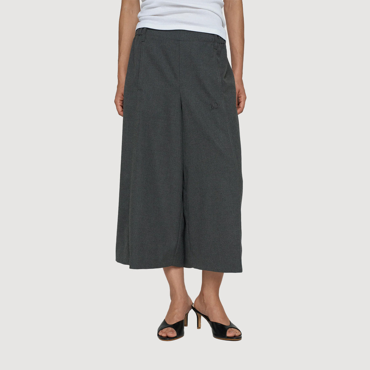 10DAYS Dressed Bermuda Damen Antra Melee mit weiten Hosenbeinen 3