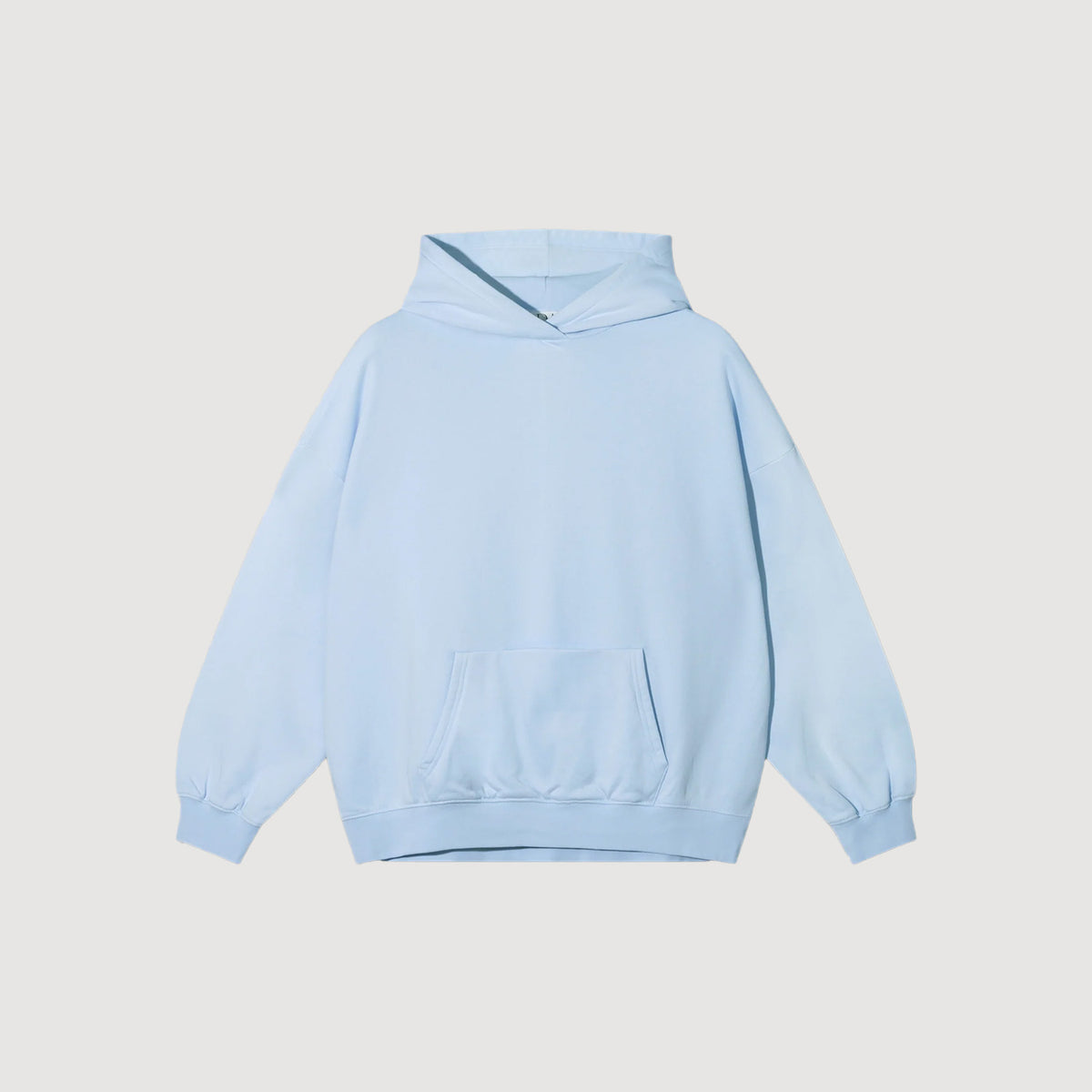 10DAYS Oversized Hoodie Damen Angel Blue mit Kapuze und Kängurutasche 4