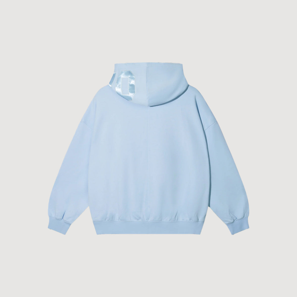10DAYS Oversized Hoodie Damen Angel Blue mit Kapuze und Kängurutasche 5