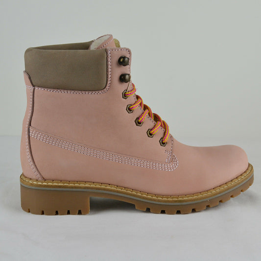 APPLE OF EDEN Damen Boots Pink Grey Star15