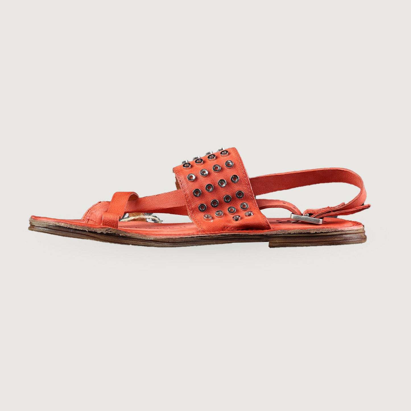 A.S.98 Damen Sandalen mit Nieten – 557019 in Coral