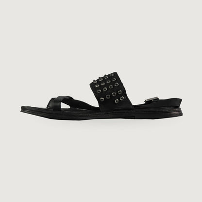 A.S.98 Damen Sandalen mit Nieten – 557019 in Nero