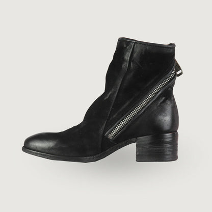 A.S.98 Stiefelette Ankle Boots – A40208 in Schwarz Leder