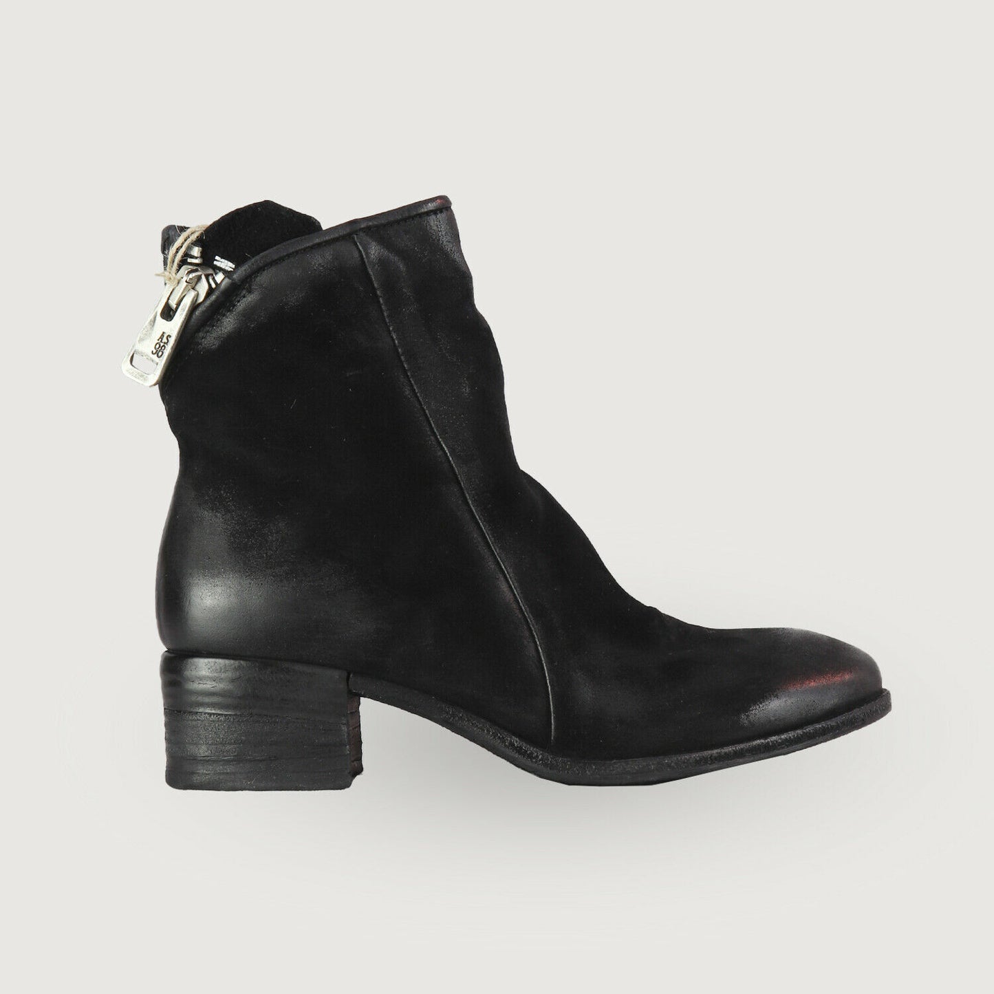 A.S.98 Stiefelette Ankle Boots – A40208 in Schwarz Leder