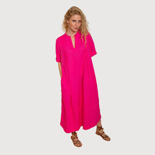 Emily-van-den-Bergh-Damen-Kleid-8814-158690-407-magenta-01