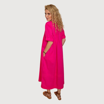 Emily-van-den-Bergh-Damen-Kleid-8814-158690-407-magenta-03
