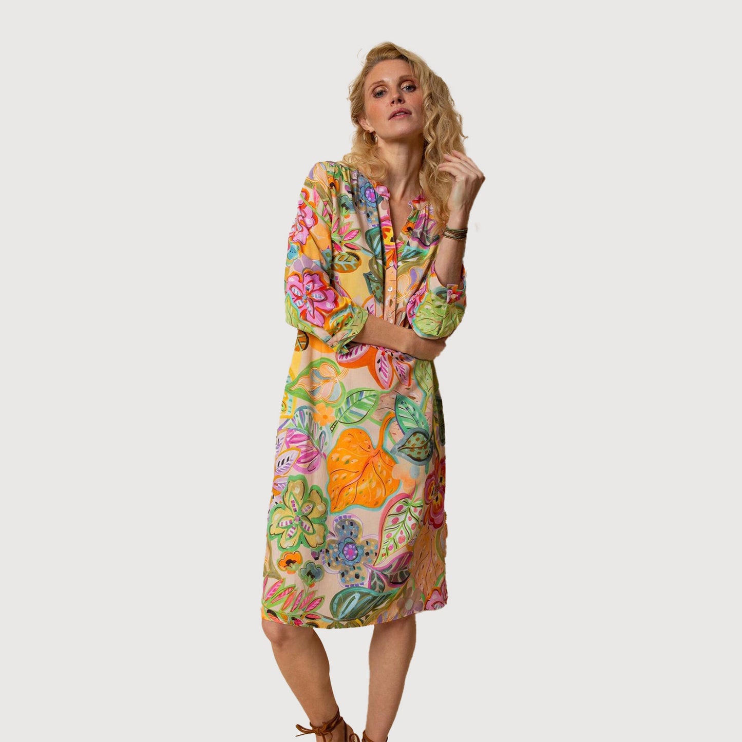 Emily-van-den-Bergh-Damen-Kleid-8952-150690-390-multi-01