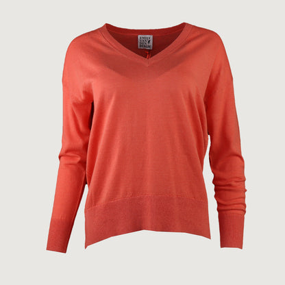 Emily van den Bergh Damen Pullover 1084 03 in Orange