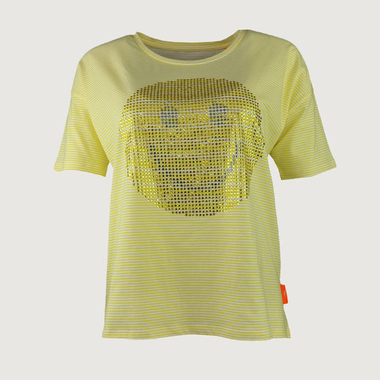 Emily van den Bergh Damen T-Shirt 5084 in Lemon Gelb